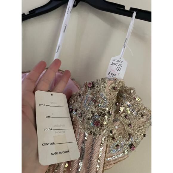 Y2K Moulin Rouge dress pink ruffle - Picture 7 of 12